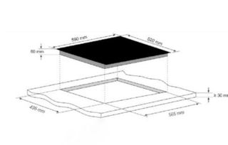 Placa vitrocerámica y horno (NUEVO. SIN USAR).