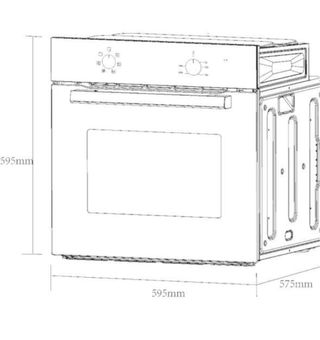 Placa vitrocerámica y horno (NUEVO. SIN USAR).