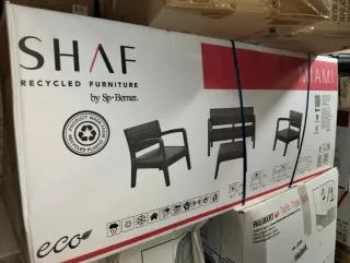 Conjunto Jardín Miami 4 Plazas Resina