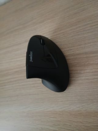 Ratón inalámbrico ergonómico negro