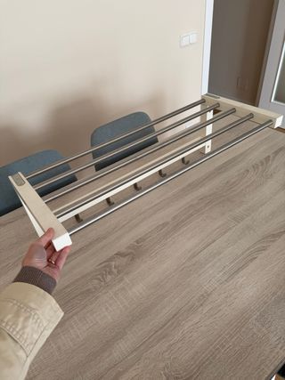 Perchero Estante Pared Ikea Madera Blanco