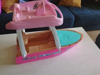 Barco de Barbie Rosa y Turquesa