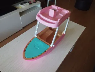Barco de Barbie Rosa y Turquesa