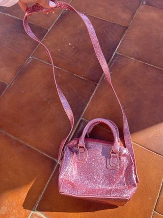 Bolso niña brillante rosa
