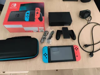 Nintendo Switch con 1 año de garantia+128gb