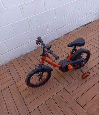 Bicicleta infantil B'Twin naranja