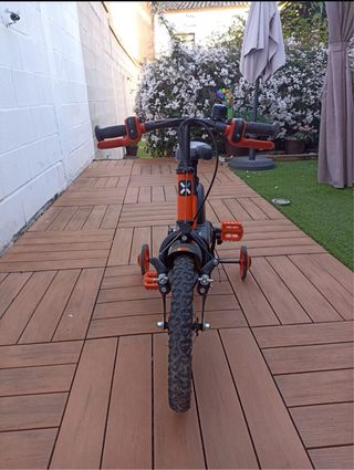 Bicicleta infantil B'Twin naranja