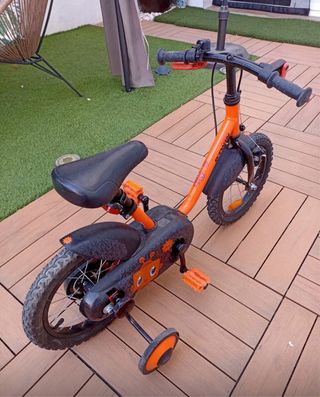 Bicicleta infantil B'Twin naranja