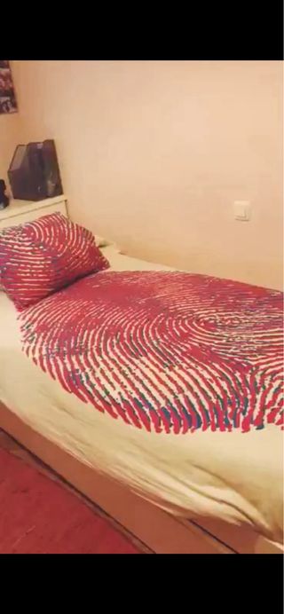 Funda nórdica huella 90 cm