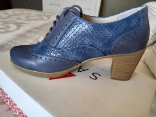 Zapatos SAOH azul mujer,