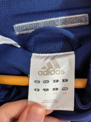 Sudadera Adidas Color Azul Talla M.