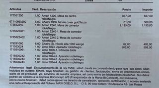 Mesa centro roble teñido negro.