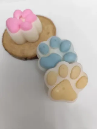 Candele profumate impronta di zampa di cane