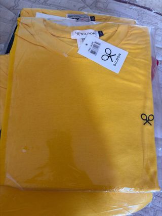 Camiseta Silbon Amarilla Talla XXL