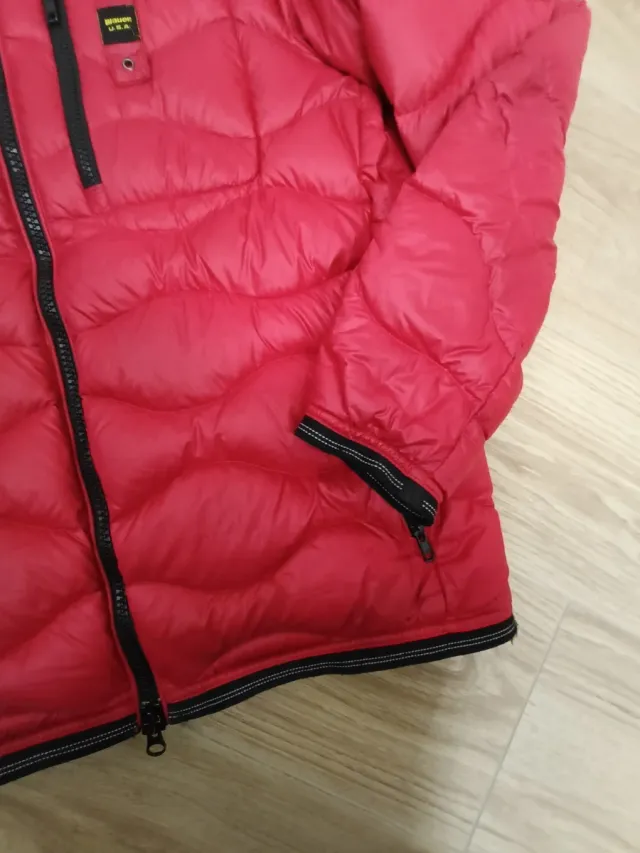 Piumino Blauer Uomo Tg M Rosso