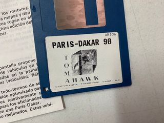 Paris Dakar 90 Amiga Videojuego Carreras