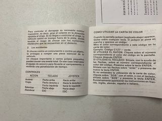 Paris Dakar 90 Amiga Videojuego Carreras