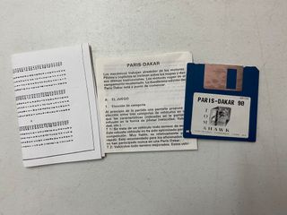 Paris Dakar 90 Amiga Videojuego Carreras