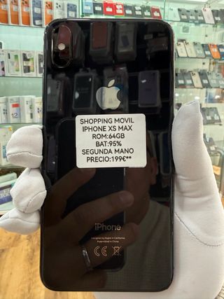 iPhone XS Max 64GB Negro Batería 95% buen estado