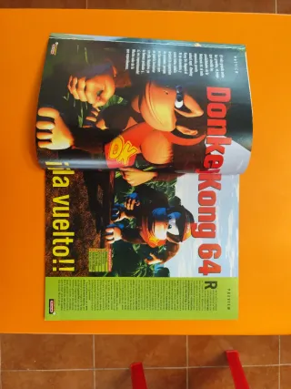 Revista Nintendo Acción 85 Pokémon Donkey Kong