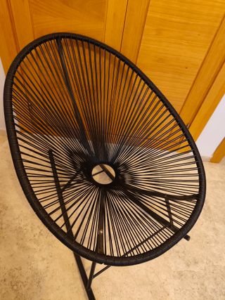 Silla Acapulco Negra Balancín