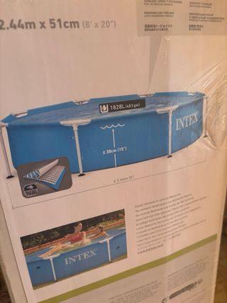 Piscina Intex Metal Frame 2.4M