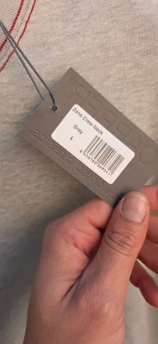 Sudadera CARRER Gris Talla L