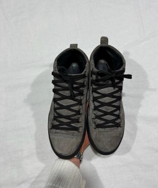 Sneakers Thoms Nicoll in Camoscio Grigio Tg. 41