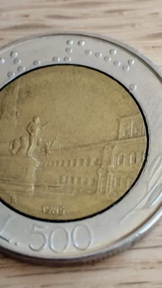 Moneta 500 Lire Italia 1985
