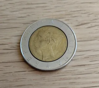 Moneta 500 Lire Italia 1985