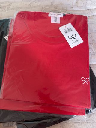 Camiseta Silbon Roja Talla XXL