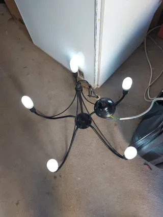 Lámpara de techo 5 brazos