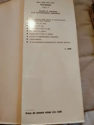 Televisione Tomo 1 e Tomo 2 A. D'Adda A. Sechi