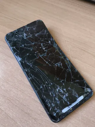 Móvil Huawei Negro Roto