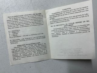 Dragon's Lair II Spectrum Videojuego