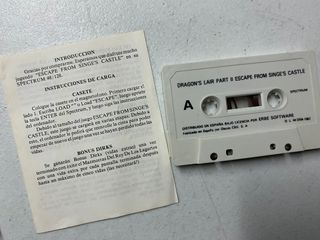 Dragon's Lair II Spectrum Videojuego