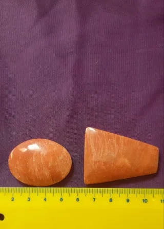 Cabujones Jaspe y Rodonita