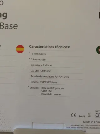 Base Refrigeradora NK Laptop Cooling Stand