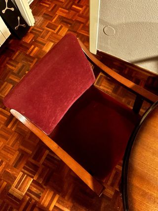 Mesa comedor vintage con 4 sillas