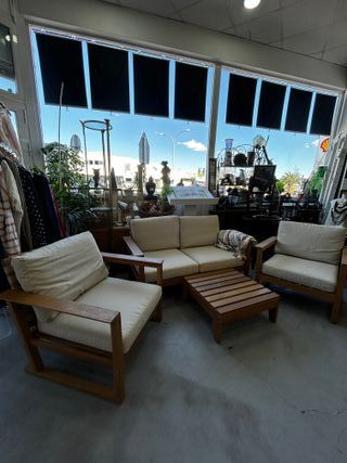 Conjunto Jardín IKEA HATTHOLMEN - Madera Eucalipto