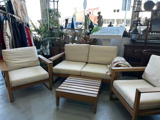 Conjunto Jardín IKEA HATTHOLMEN - Madera Eucalipto