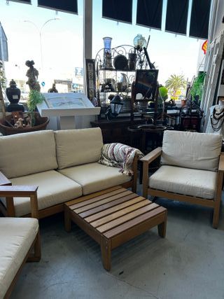 Conjunto Jardín IKEA HATTHOLMEN - Madera Eucalipto
