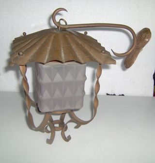 applique lampada a muro parete in rame rossa - 2 P