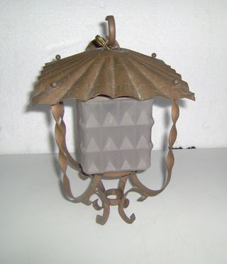 applique lampada a muro parete in rame rossa - 2 P