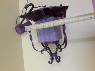 applique lampada a muro parete in rame rossa - 2 P