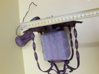 applique lampada a muro parete in rame rossa - 2 P