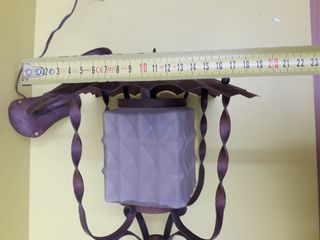 applique lampada a muro parete in rame rossa - 2 P