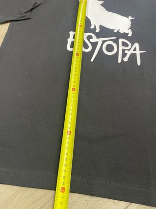 Camiseta Estopa Negra Talla L