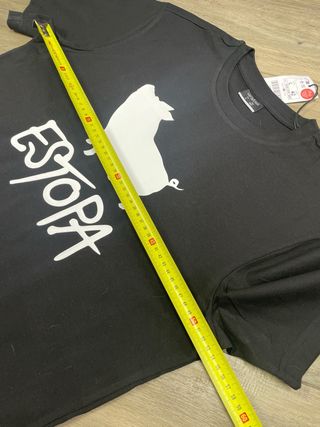 Camiseta Estopa Negra Talla L