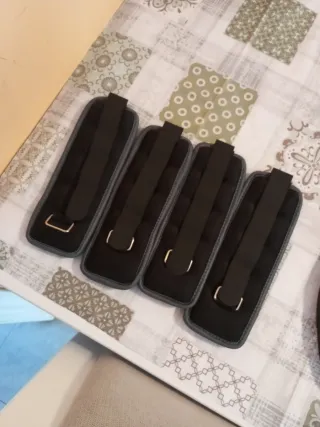 4 Lastres Pesas Tobillos 250g c/u